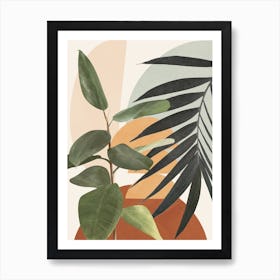 Sunset Flora 1 Art Print