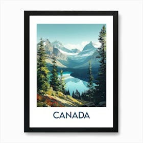Affiche de voyage Canada 1 Art Print
