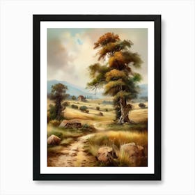 Landscape Painting 19 Art Print