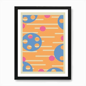 Abstract art poster. Trendy wall artwork for home, cafe, shop or office decor Art Print