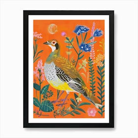 Spring Birds Grouse 1 Art Print