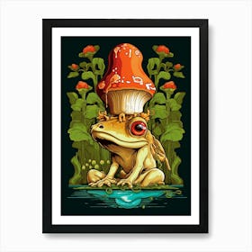 Red Eyed Tree Frog Storybook 5 Art Print