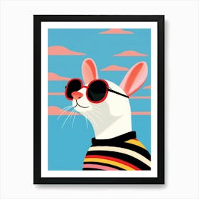 Little Rat 2 Wearing Sunglasses Art Print