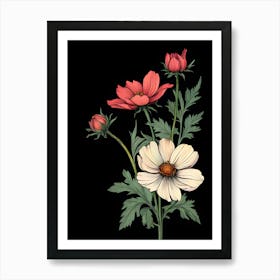 Cosmos Flower 2 Art Print