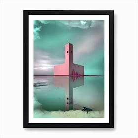 Pink Tower 2 Art Print