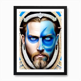 Portrait Of A viking Art Print