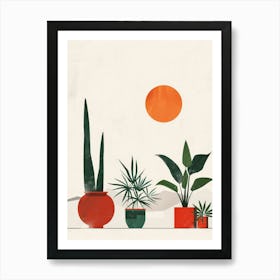 Potted Plants 32 Art Print