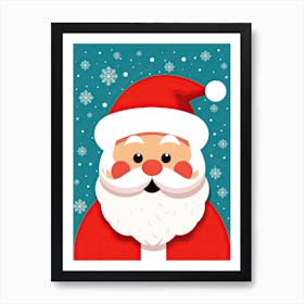 Cute Santa Claus 1 Art Print