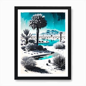 Desert Landscape 6 Art Print