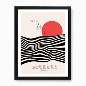 Bauhaus Sunrise Art Print