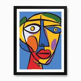 Face Of A Woman 104 Art Print