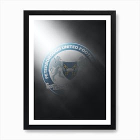 Peterborough United Football Poster Art Print