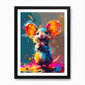 Mouse Painting Art Print