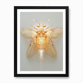 Bee Sculpture 2 Art Print