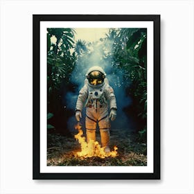 Astronaut Ignition Art Print