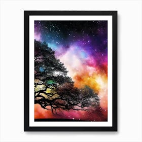 Tree In The Sky 6 Art Print