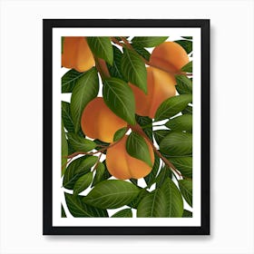 Peaches Art Print