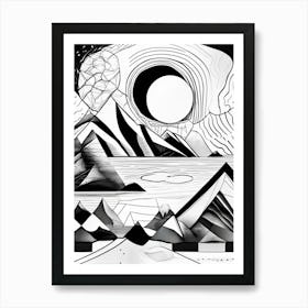 Mountain Landscape 21 Art Print