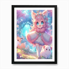 Cute Fox Poster