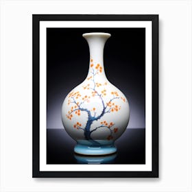 Chinese Famille Rose Vase Art Print