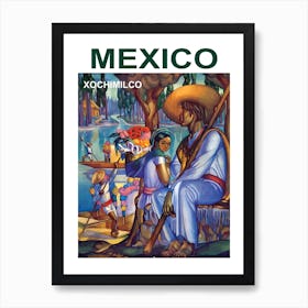 Mexico, Hochimilco Art Print