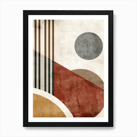 Leverkusen Minimal Flow - Minimalist Bauhaus Poster