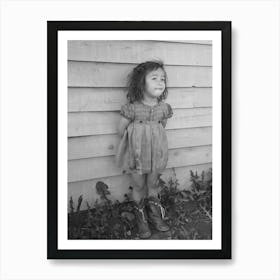 Daughter Of Agricultural Worker, Yuma County, Arizona By Russell Lee Art Print