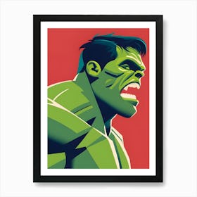 Incredible Hulk Graphic 5 Art Print