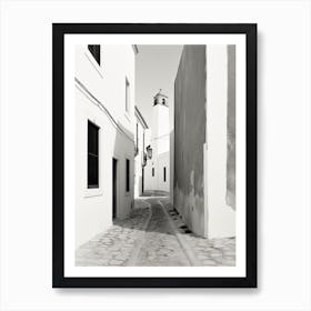 Lagos, Portugal, Black And White Photography 3 Art Print