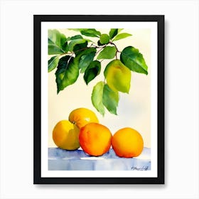 Ugli Fruit Italian Watercolour fruit Art Print