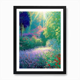 Chanticleer Garden, 1, Usa Classic Monet Style Painting Art Print