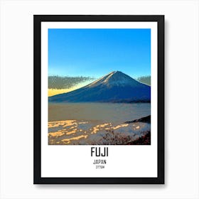 Mount Fuji, Japan, Mountain, Nature, Art, Wall Print Art Print