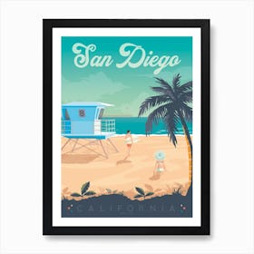 San Diego California Art Print