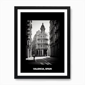 Poster Of Valencia, Spain, Mediterranean Black And White Photography Analogue 5 Art Print