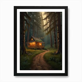 Cabin In The Woods 2 Art Print