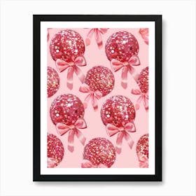 Disco  Coquette 4 Pattern Art Print