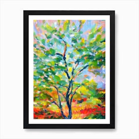 Dragon Tree 3 Impressionist Painting Art Print