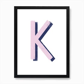 Letter K Art Print