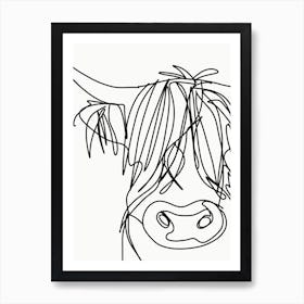 Highland Cow Art Print