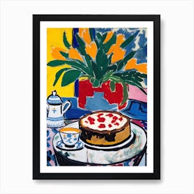 Japanese Cheesecake Painting 4 Art Print