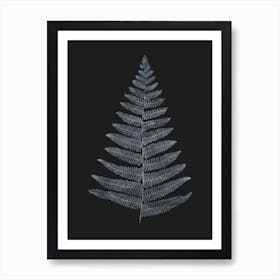 Botanica Minimalistica Bleu Art Print