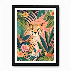 Cheetah In The Jungle 1 Art Print