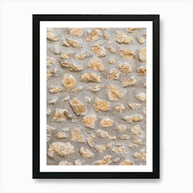 Stone Wall Texture Art Print