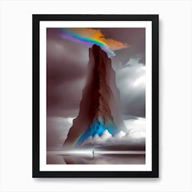 Rainbow Mountain Art Print