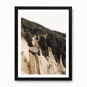 Rocks On Stilts Art Print