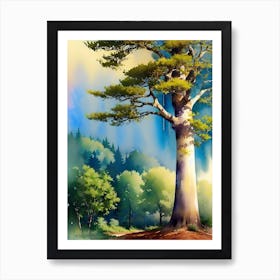 Tree In The Forest 18 Art Print