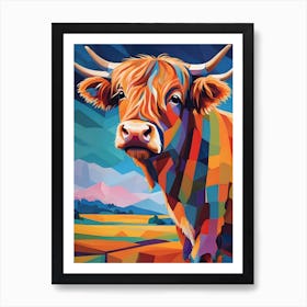Highland Cow 32 Art Print