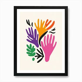 Hands Of Nature Art Print