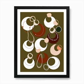 Necklaces Art Print