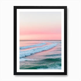 Grange Beach, Australia Pink Photography 2 Art Print